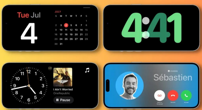 铜川苹果手机维修分享iOS17横屏充电待机显示有什么好处 