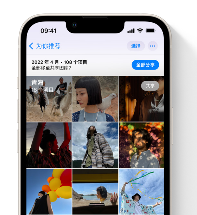 铜川苹果维修网点分享在 iPhone 上使用共享图库 